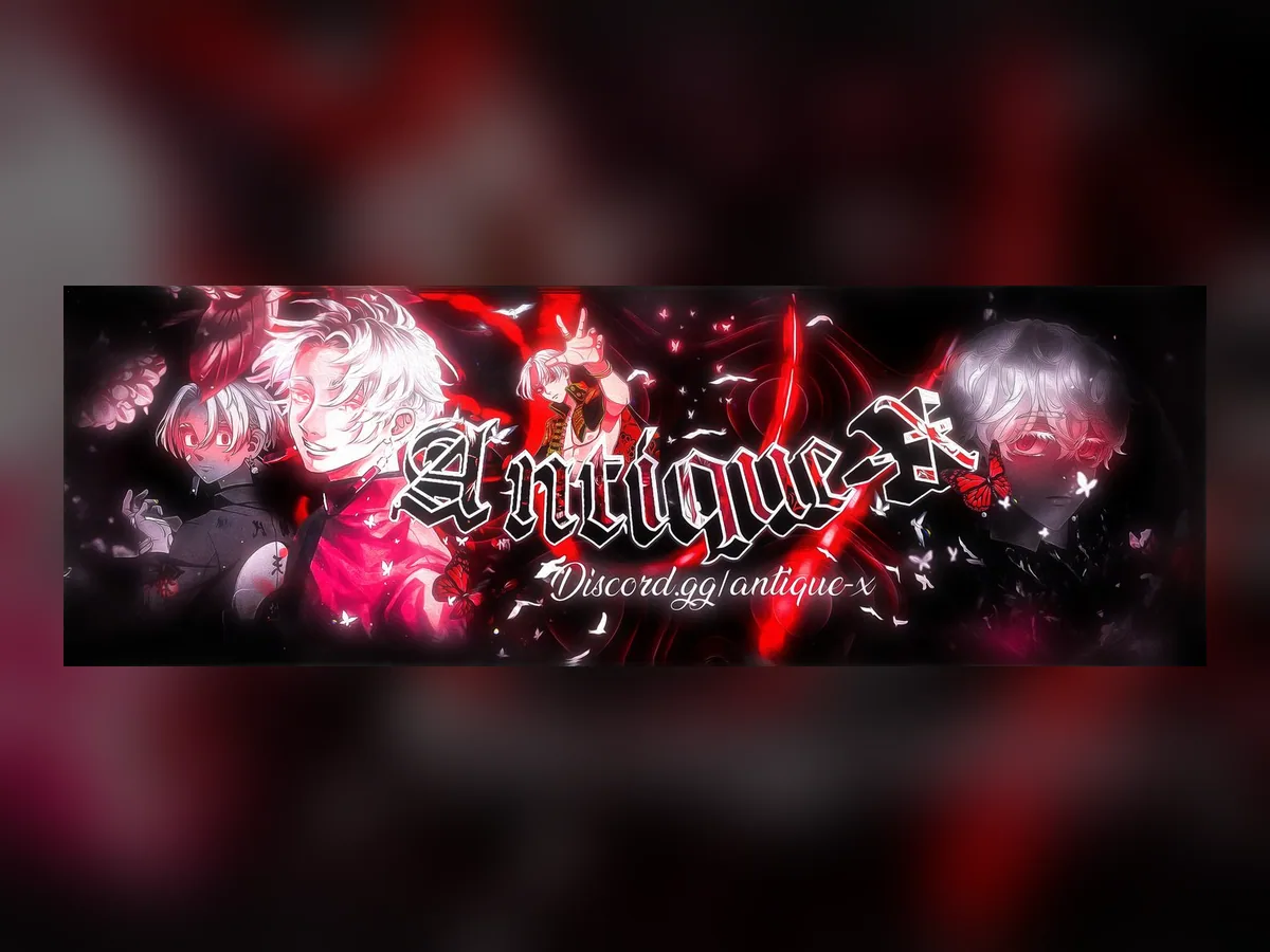 Banner antique-X